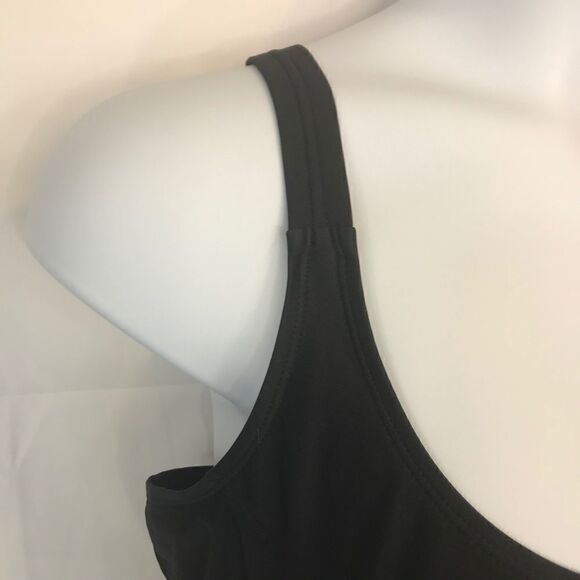 Swim 365 One Piece Swimsuit Black 24W - Picture 6 of 16